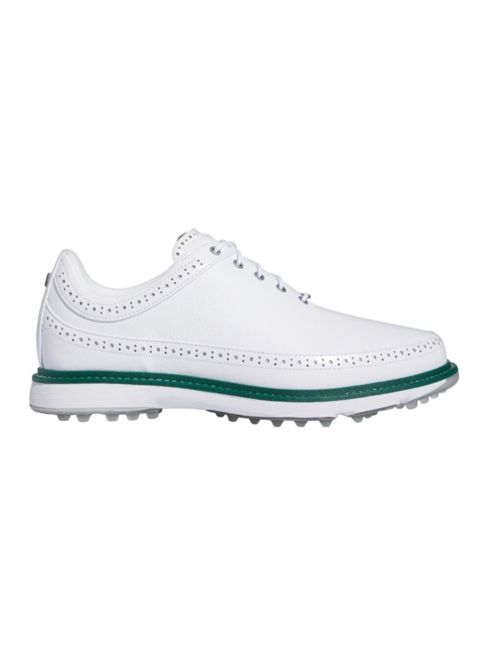 adidas Mc80 Spikeless Golf Shoes Size 9 Men White Collegiate Green IE3526 NEW